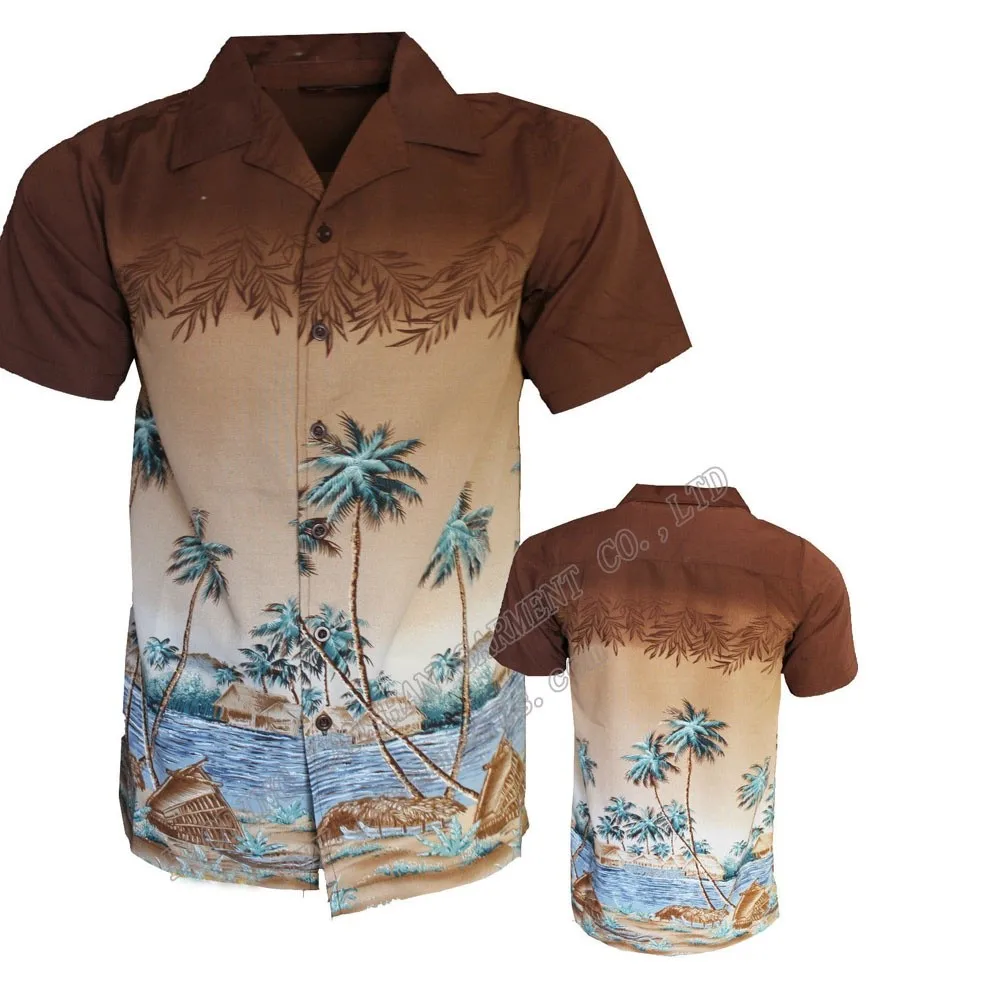 Hawaiian Short Sleeve Shirts 2015 - Buy Custom Printed Hawaiian Shirt,Short Sleeve Denim Shirt 