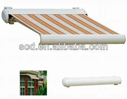 Double Sided Stand Alone Wind Out Awning Sunshade ...