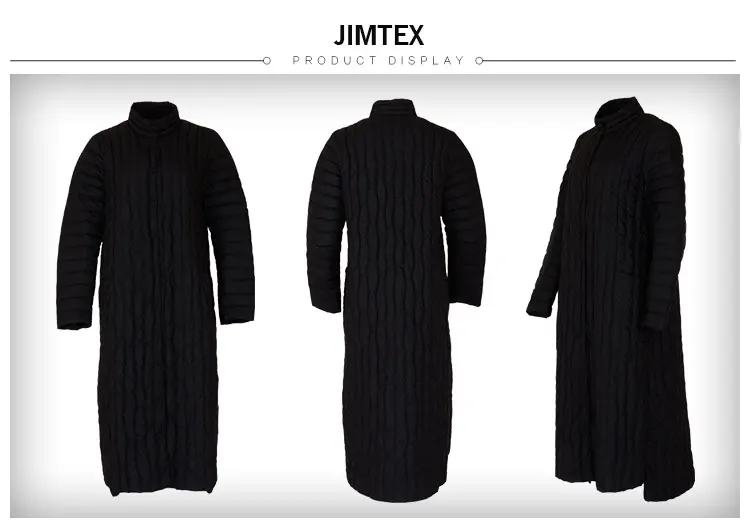 Reliable and good  latest design long women feather down winter coats