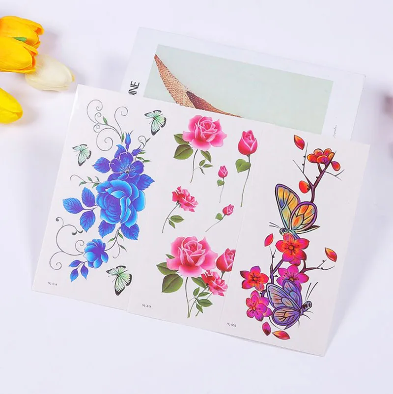 Beautiful Adhesive Tatoo Sticker Tattoo Sticker Temporary Water ...