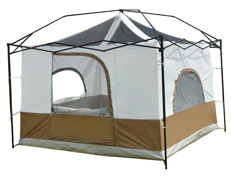 An Interior Tent In An Outdoor Quadrangular Tent Foreign