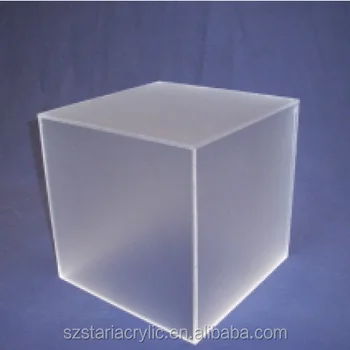 cube frosted acrylic plexiglass case for led displays buy acrylic