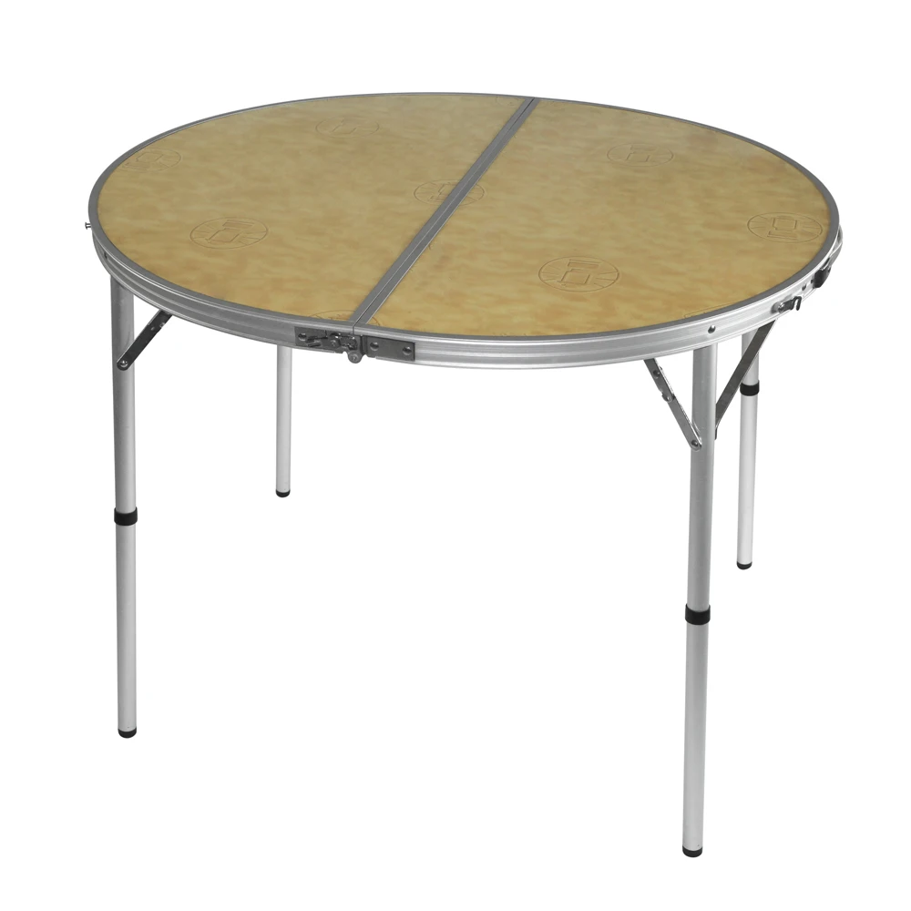 Onwaysports Aluminum Folding Round Camping Table Furniture For Picnic