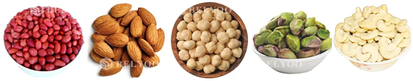 Groundnut pistachio peanut stripping almond strip cutter macadamia nut almonds cutting peanut strip machine