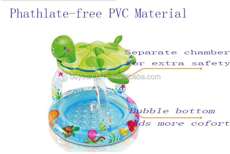 baby paddling pool with cover