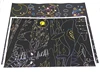 Black Starry Sky Scratch Off Night Sky Sticker Personalized Erasable sticker for blackboard