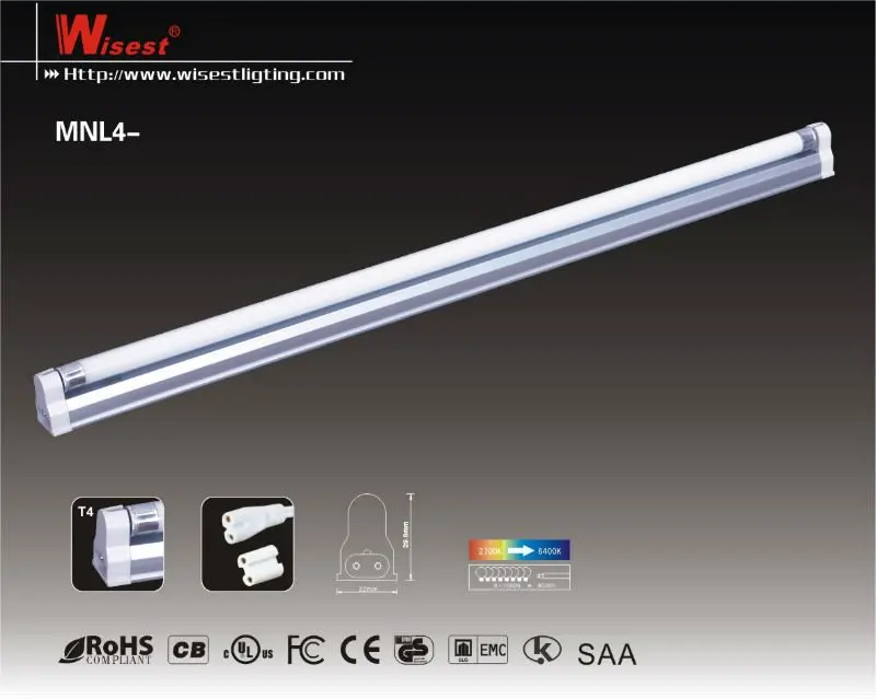 Mnl4 T5 Fluorescent Lighting Fixture Mnl4 T5 Fluorescent Lighting Fixture Office Ceiling Light T4 On