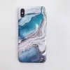 New Launches Blue Glitter Marble Case for iphone 6 6 plus 7 7 plus x xs xr xs max