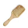 Hot - selling Bamboo Slab Comb Bamboo Development System Logo Airbag Comb