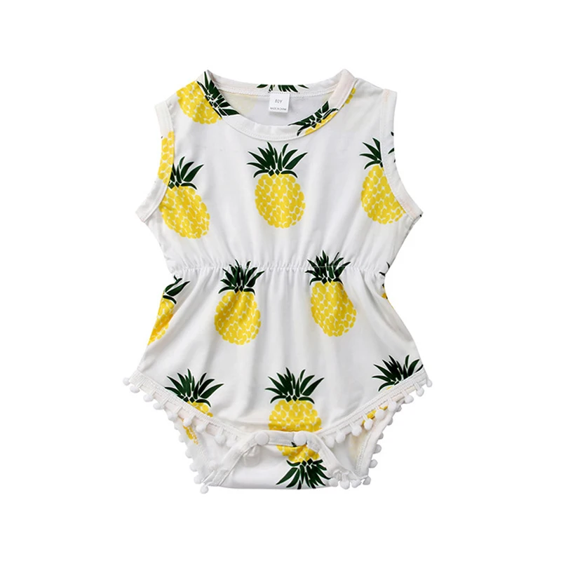 pineapple romper baby