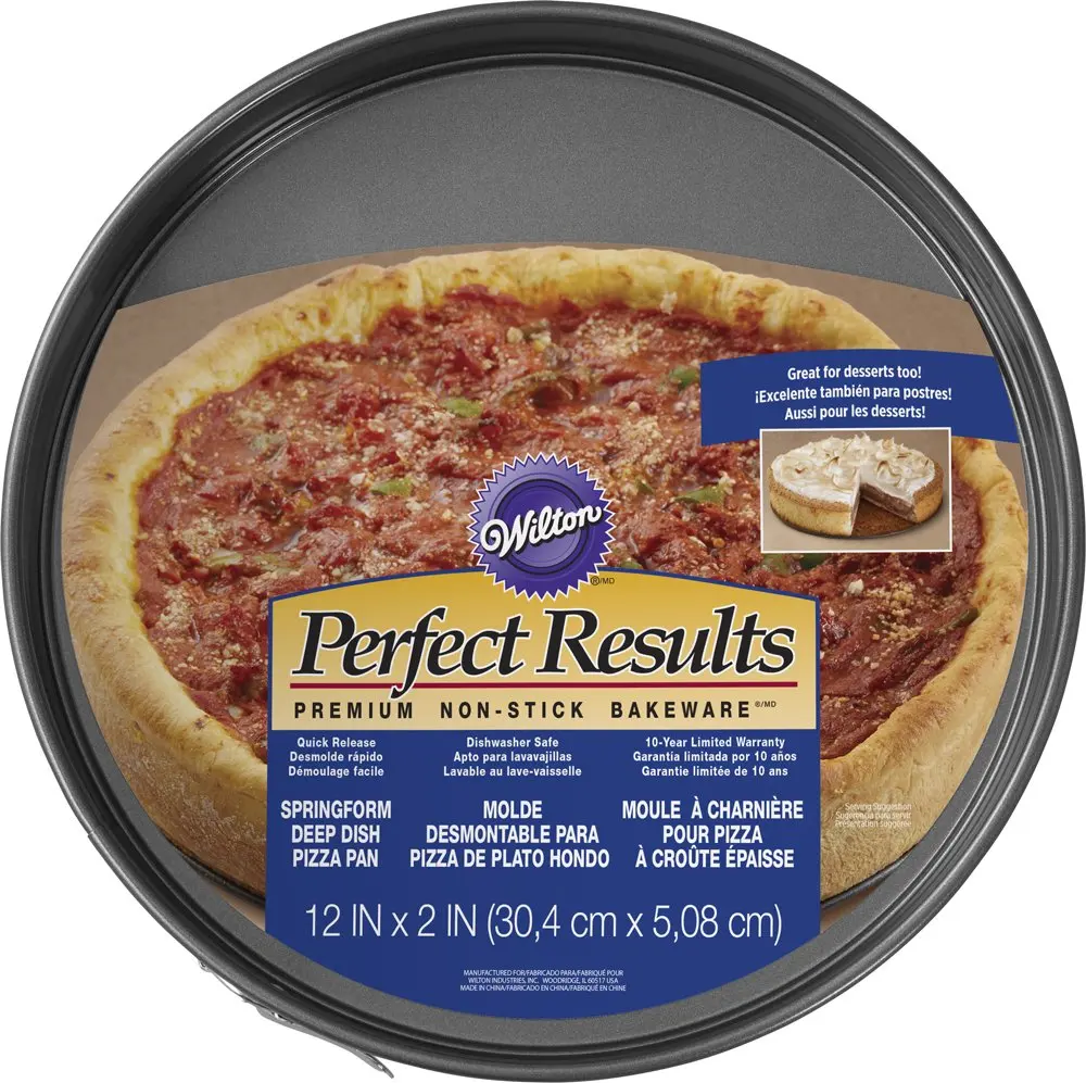 Wilton Deep Dish Pizza and Cheesecake Springform Pan, 12-Inch