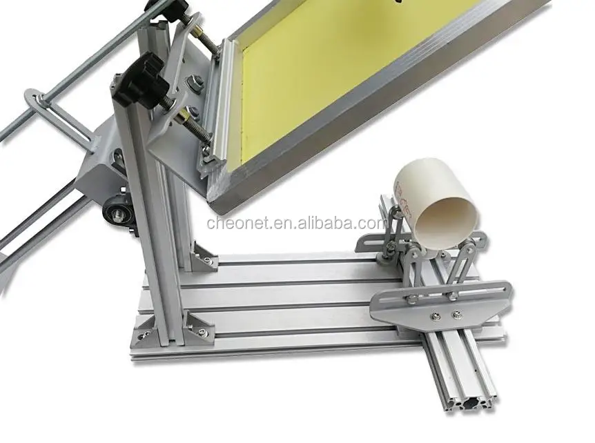 Manual Cylinder Screen Printing Machine for bottle/cup/pen surface curve press