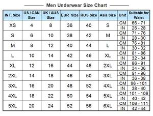 Jockey Men S Brief Size Chart