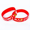 Hot Sale custom shape silicone braceletscustom ink-filled silicone bracelets