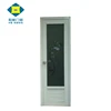 PVC Sheet Plastic Bathroom flowers design Glass Doors Size With Louvers