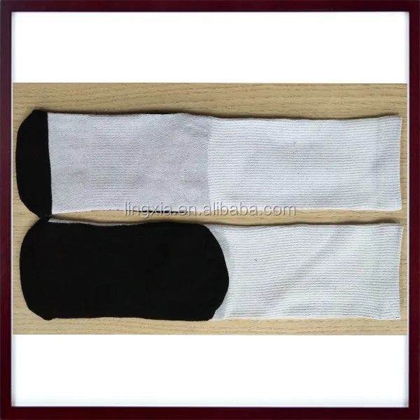 Bulk Wholesale Polyester Material Sublimation Cushions White Socks