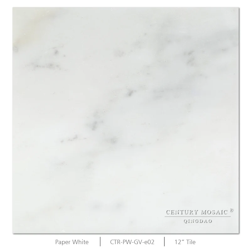 White Marble With Brown Veins Nature Stone Floor Tile Buy White