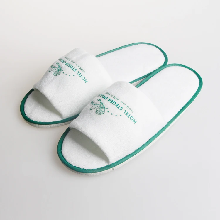 terry bath slippers