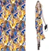 Animal Printing Polyester 50D Satin spandex Chiffon Fabric