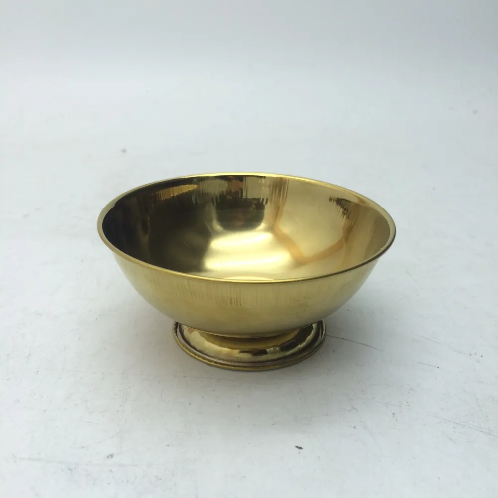 Hotel Kitchen Supplies Gold Plated Bowl 10cm Gold Metal Bowls For ...