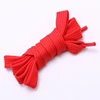 Multi Color Plastic Tips Polyester Flat Stretchy Drawstrings Cord For Shoes Garment