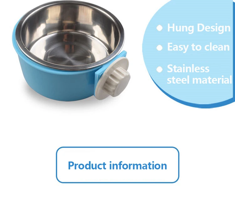 dog food bowl attaches to kennel