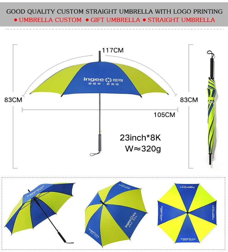 Wholesale cheap market custom brand umbrella
