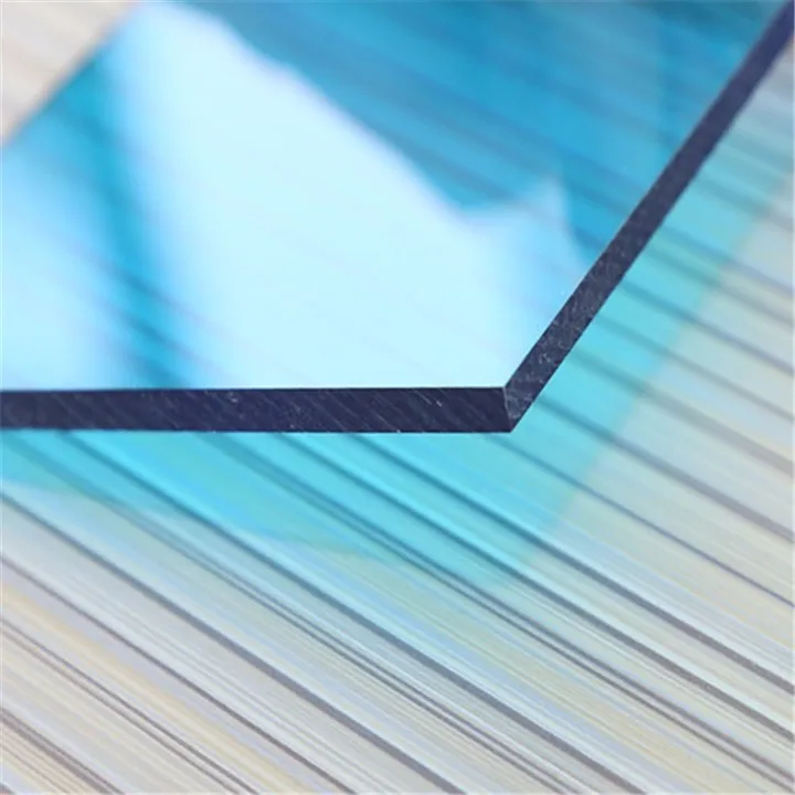 Uv Protective Waterproof Transparent Plastic Polycarbonate Roof Flat