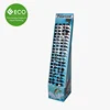 Retail Corrugated Cardboard Supermarket Floor Display, POP Advertising Sunglasses Display Rack