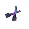 4pin Male/female Plug Led Wire Connector Electronic Connector 5CM Wire Cable For Rgb 3528 5050 Led Strip Light