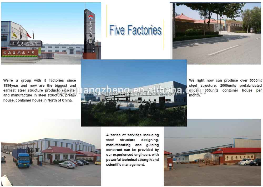 large span prefabricated building system hangar steel structure