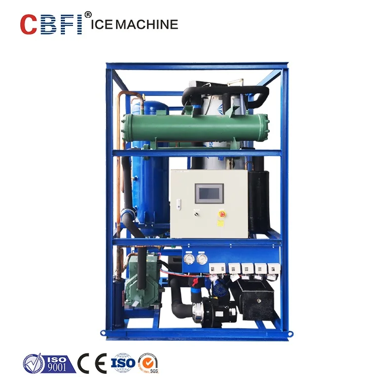 product-Guangzhou CBFI CV5000 Cube ice machine with semi auto packing ice bin-CBFI-img-5