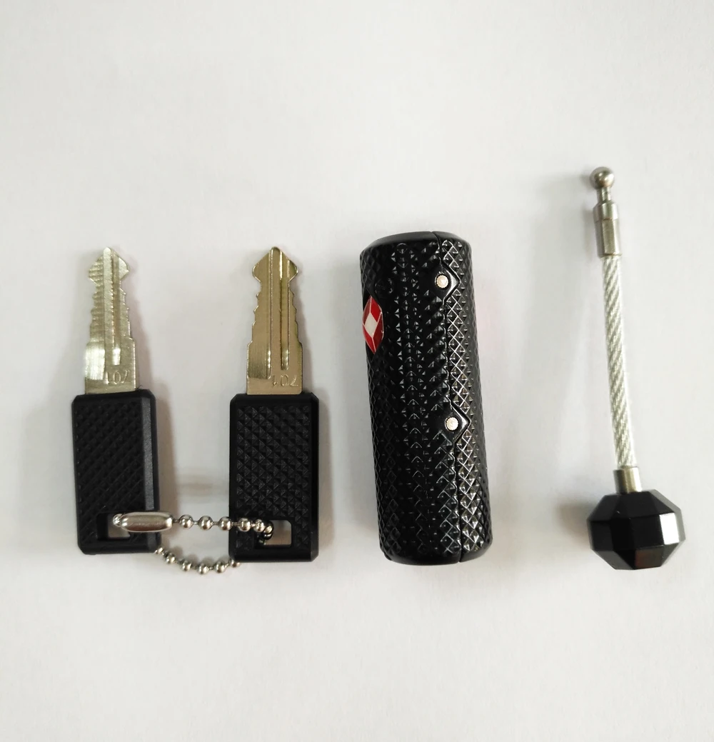 tsa-13226 new model zinc alloy travel luggage use zipper lock