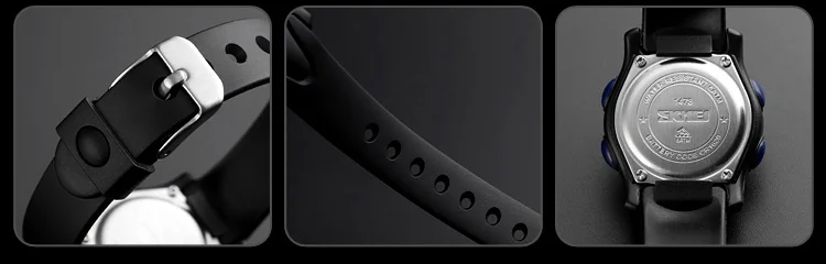 Skmei 1478 цифровые часы для девочек, детские наручные часы, спортивные силиконовые часы