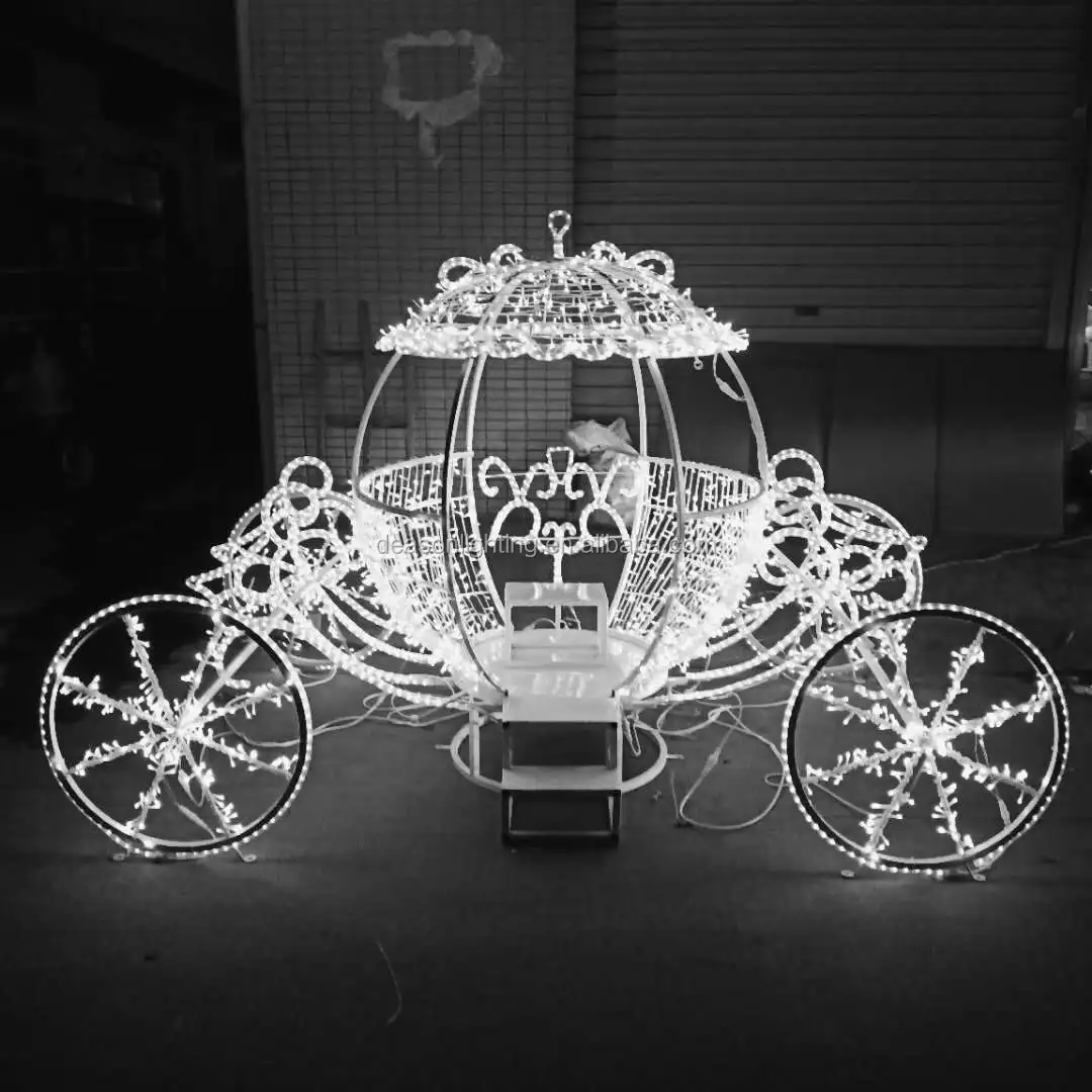 Outdoor Christmas Decorations Horse And Carriage 2021