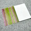 animal design notebook with plastic spiral/soft cover notebook with printing inner sheet