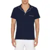 Custom classic retro capri collar cotton polo shirt for men