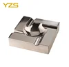 wholesale factory custom zinc alloy material plating high quality metal cigar ashtray