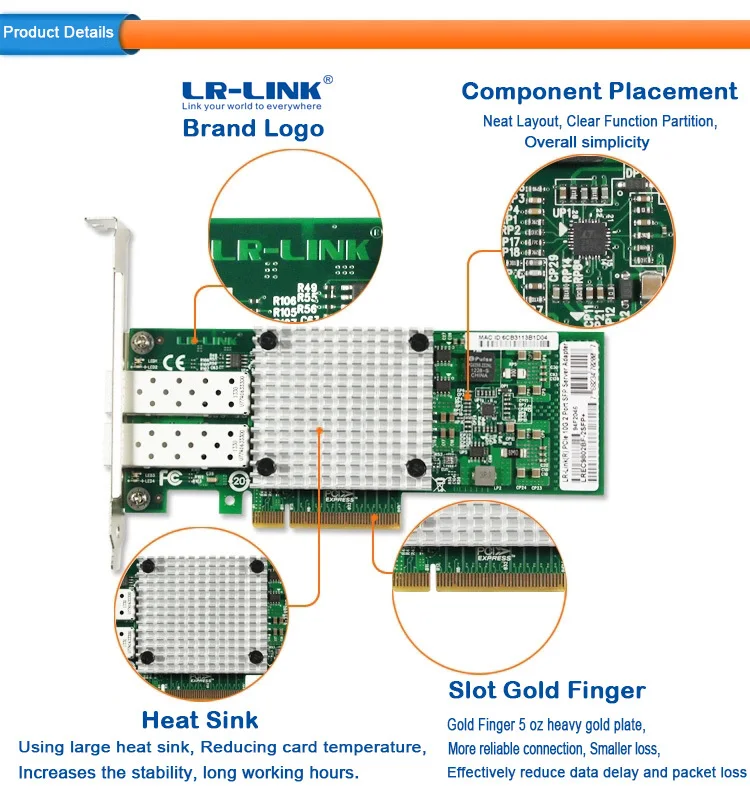 Карта сетевая intel e10g42btda x520 da2