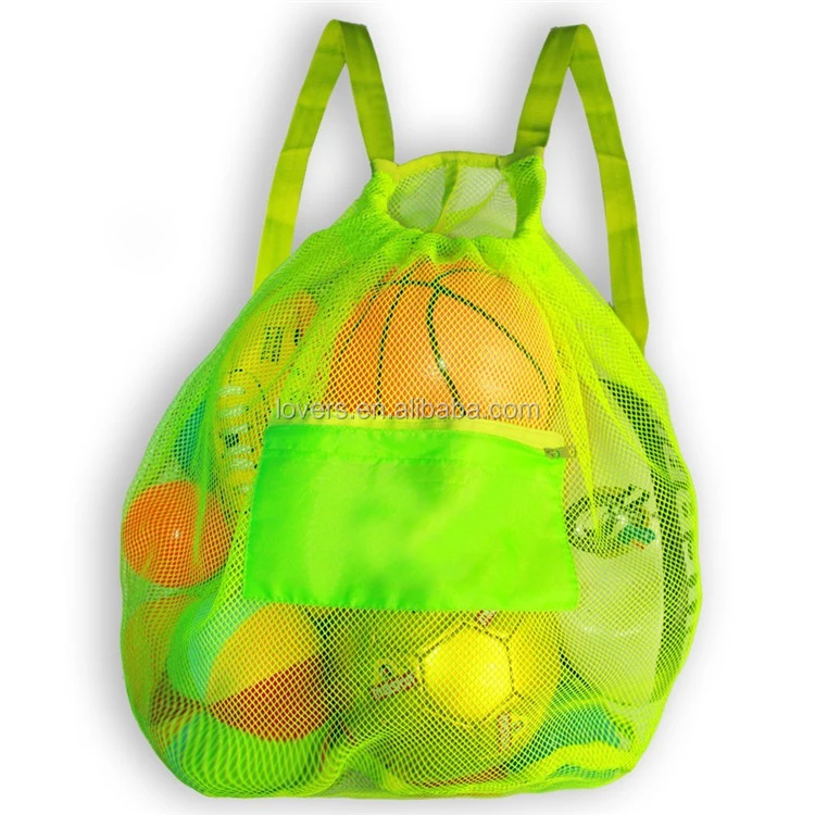 Backpack Design Heavy Duty Waterproof Nylon Net Bag For Beach,Swim,Pool