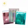 Hologram Metallic Glamour Holographic Bubble Mailers Padded Shipping Envelopes Poly Inner Lining