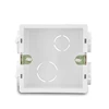 Factory Price High Quality Wall Switch PVC socket wall box 86mm electrical junction box caja de derivacion white color