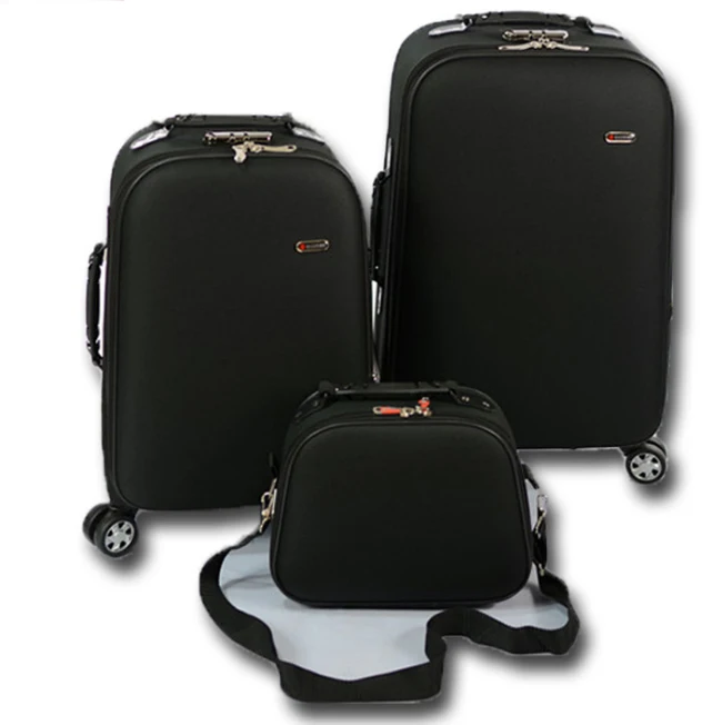 2022 New Vintage Oxford cloth Travel Bag Rolling Luggage sets,202426inch  Women Retro Trolley Suitcase Borading Box