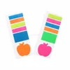 Three color plastic memo pad PET sticky note PET adhesive notepad