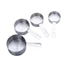 Amazon durable spoon good quality stainless steel 430 measuring cup set