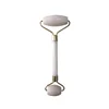 Wholesale Popular White Natural Crystal Stone Massage Roller for Face Beauty