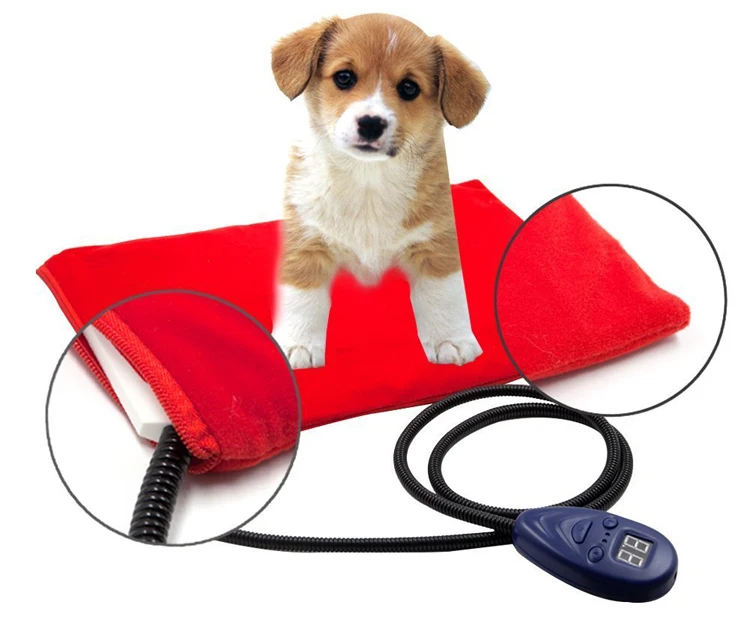 Beautyrest electric temp sealy warmers Super Soft Synthetic Wool Dog Bed Warmer Battery Operated Heated Pet