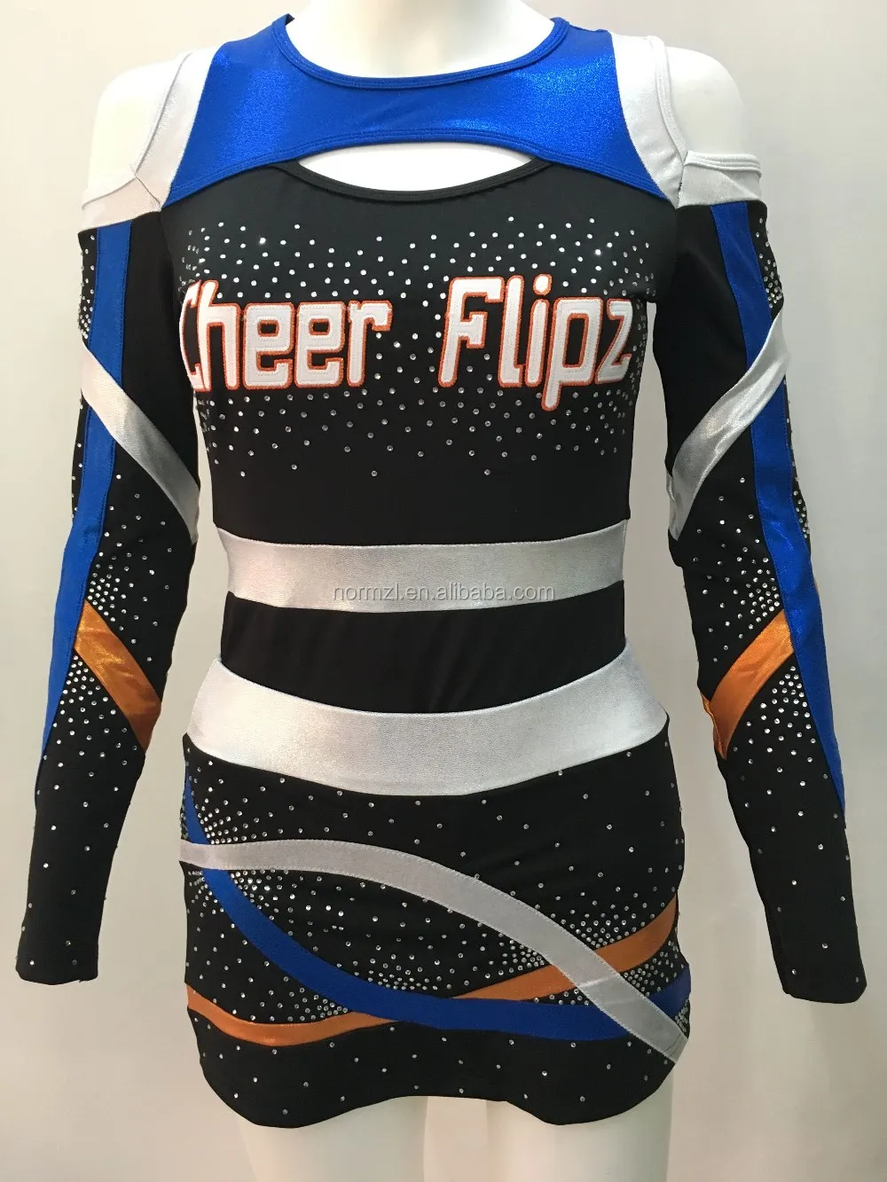 High Quality Wholesale Sparkle Cheerleading Uniforms Cheer Skirts For