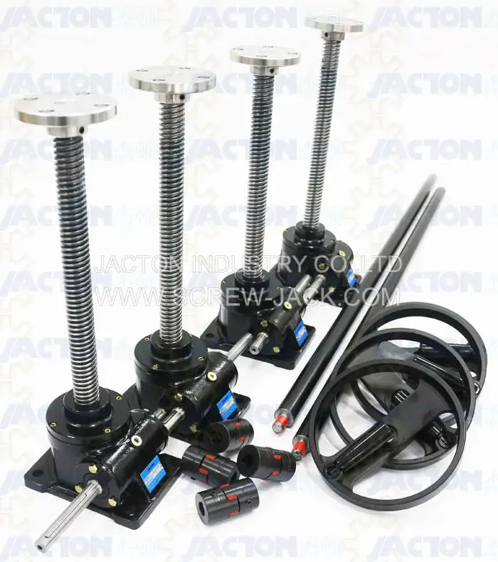 2.5t Manual Crank Screw Jack Table Lift Buy Worm Gear Screw Jack