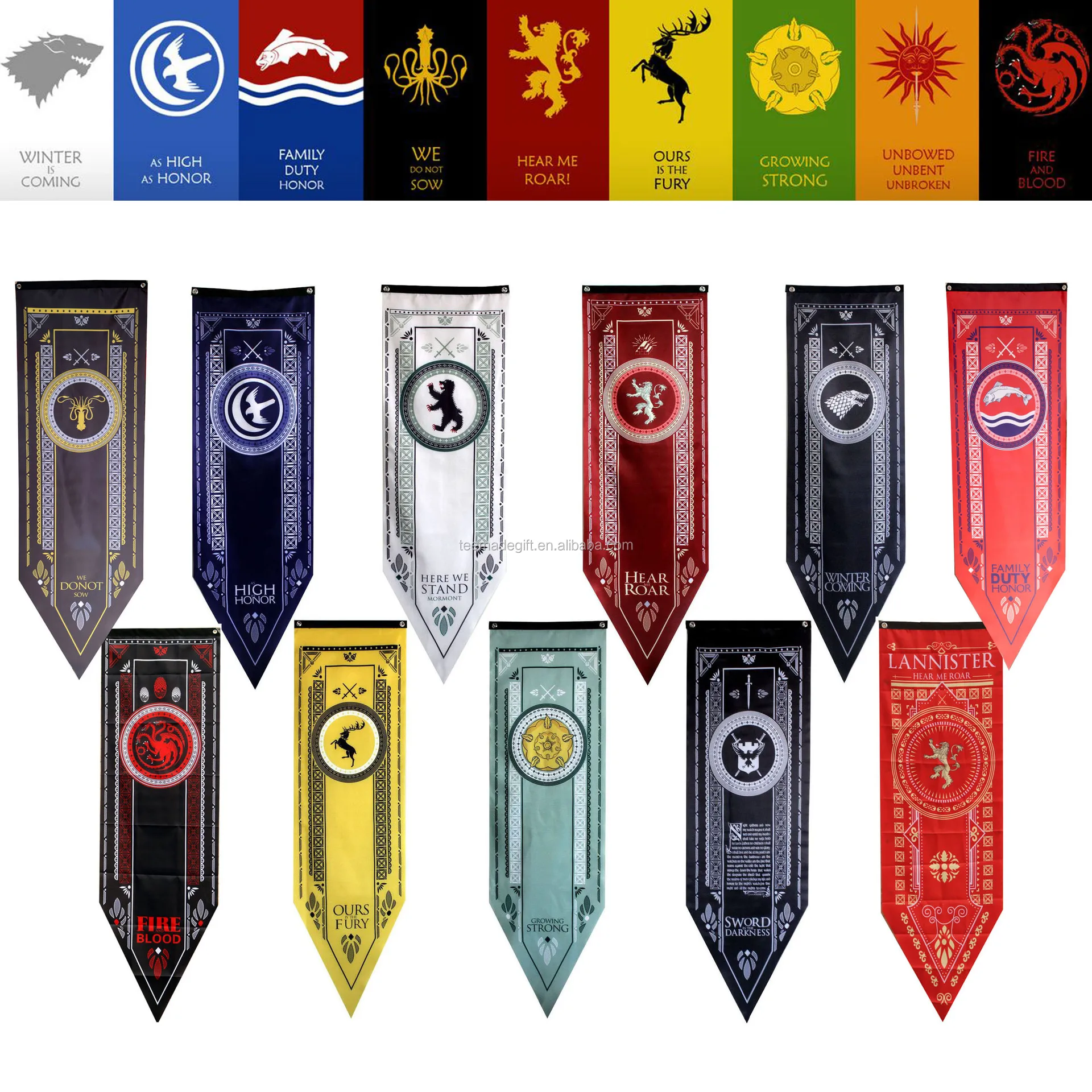 Game Of Thrones House Sigil Wall Banner (30" By 50") (house Targaryen